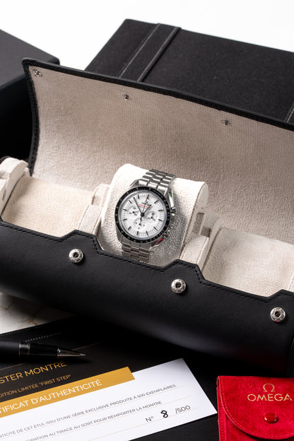Watch Roll – Étui premium en cuir 3 montres