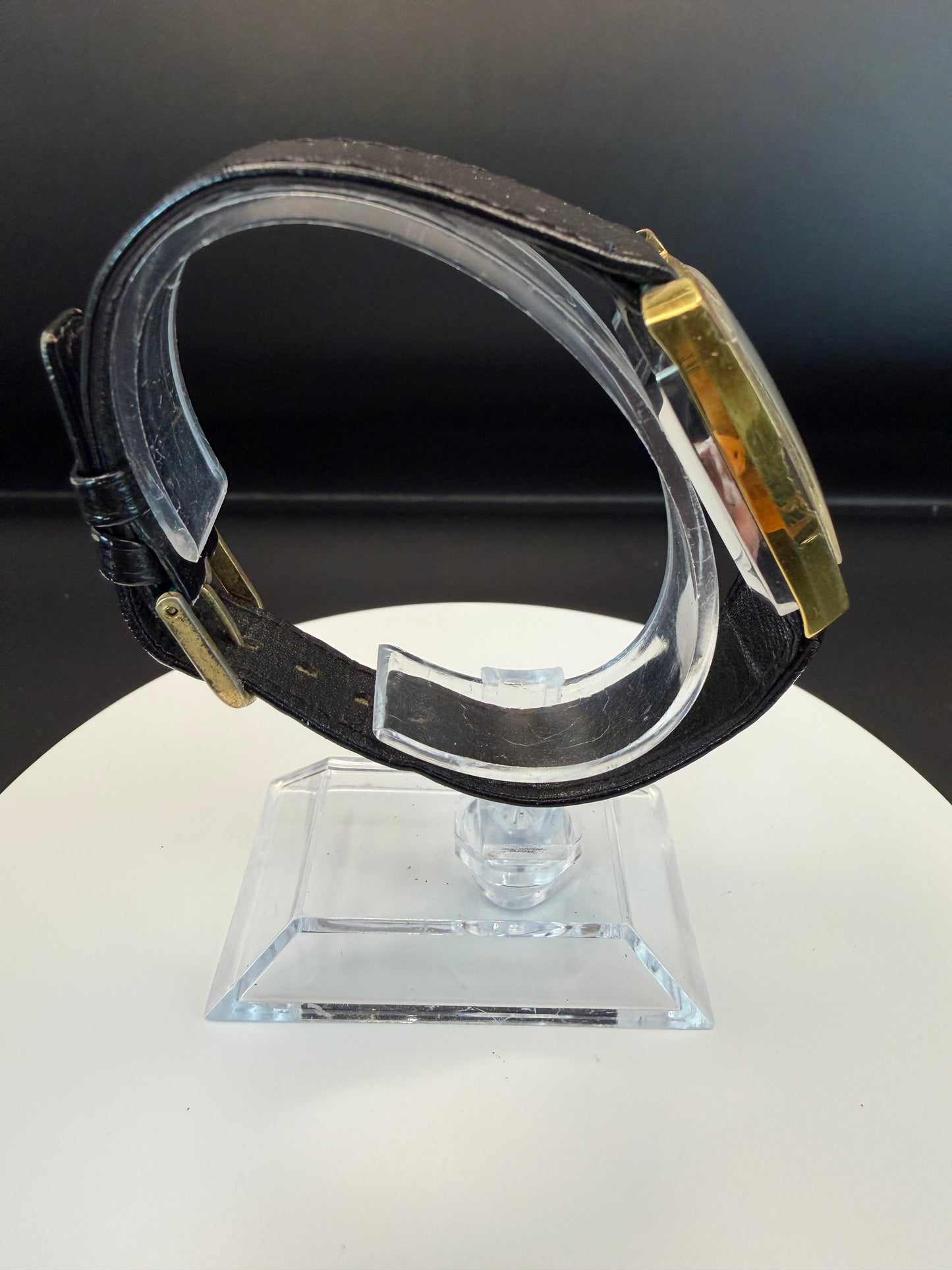 Montre LANCO carré vintage Automatic 25 Jewels – boîtier plaqué or