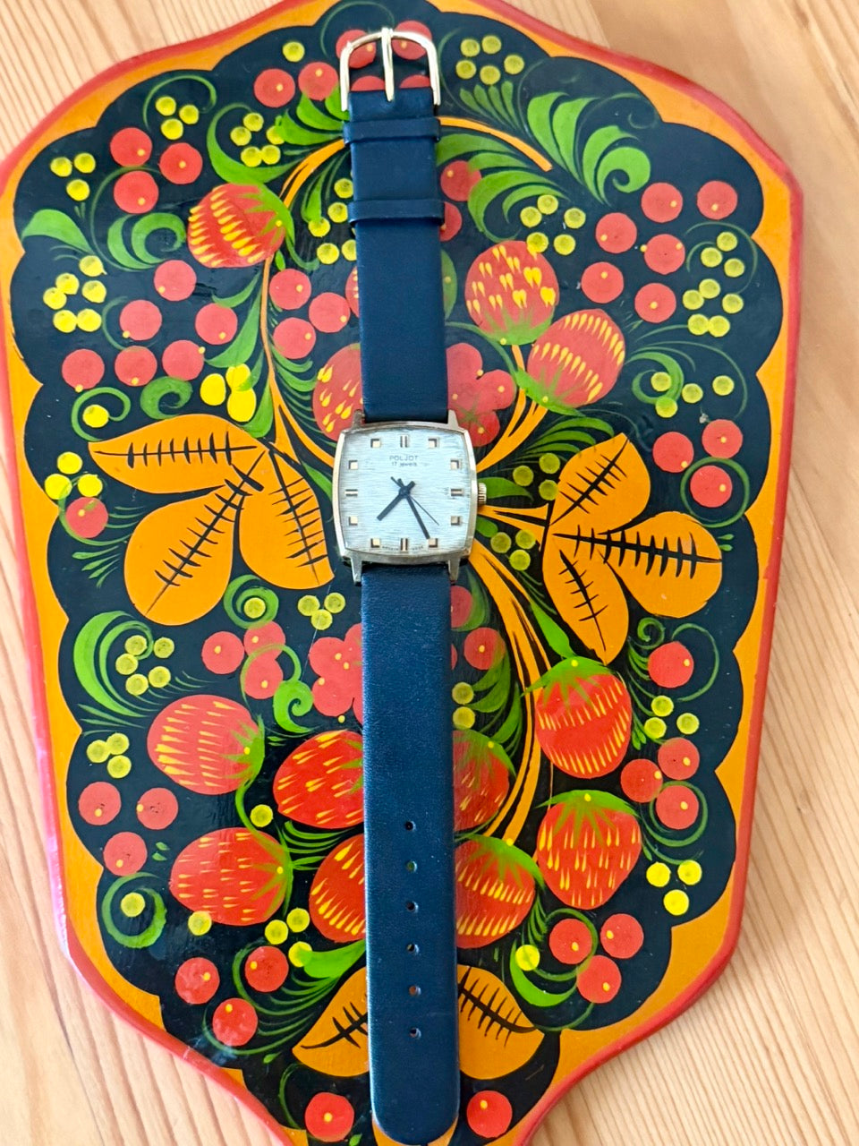 Montre Vintage POLJOT russe URSS Carrée 17 Rubis 1969
