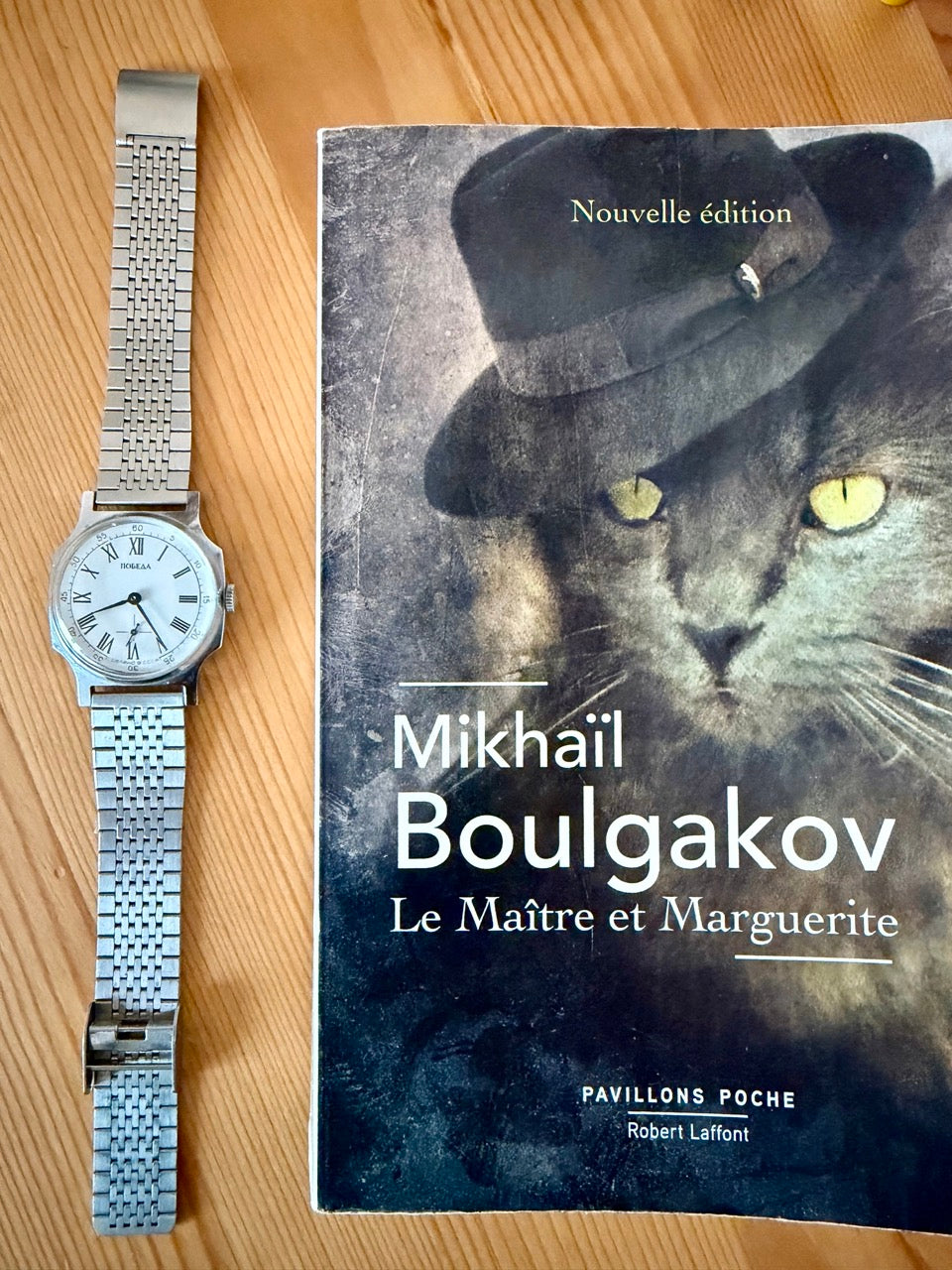 Montre Vintage Pobeda russe URSS métal 17 Rubis 1960s
