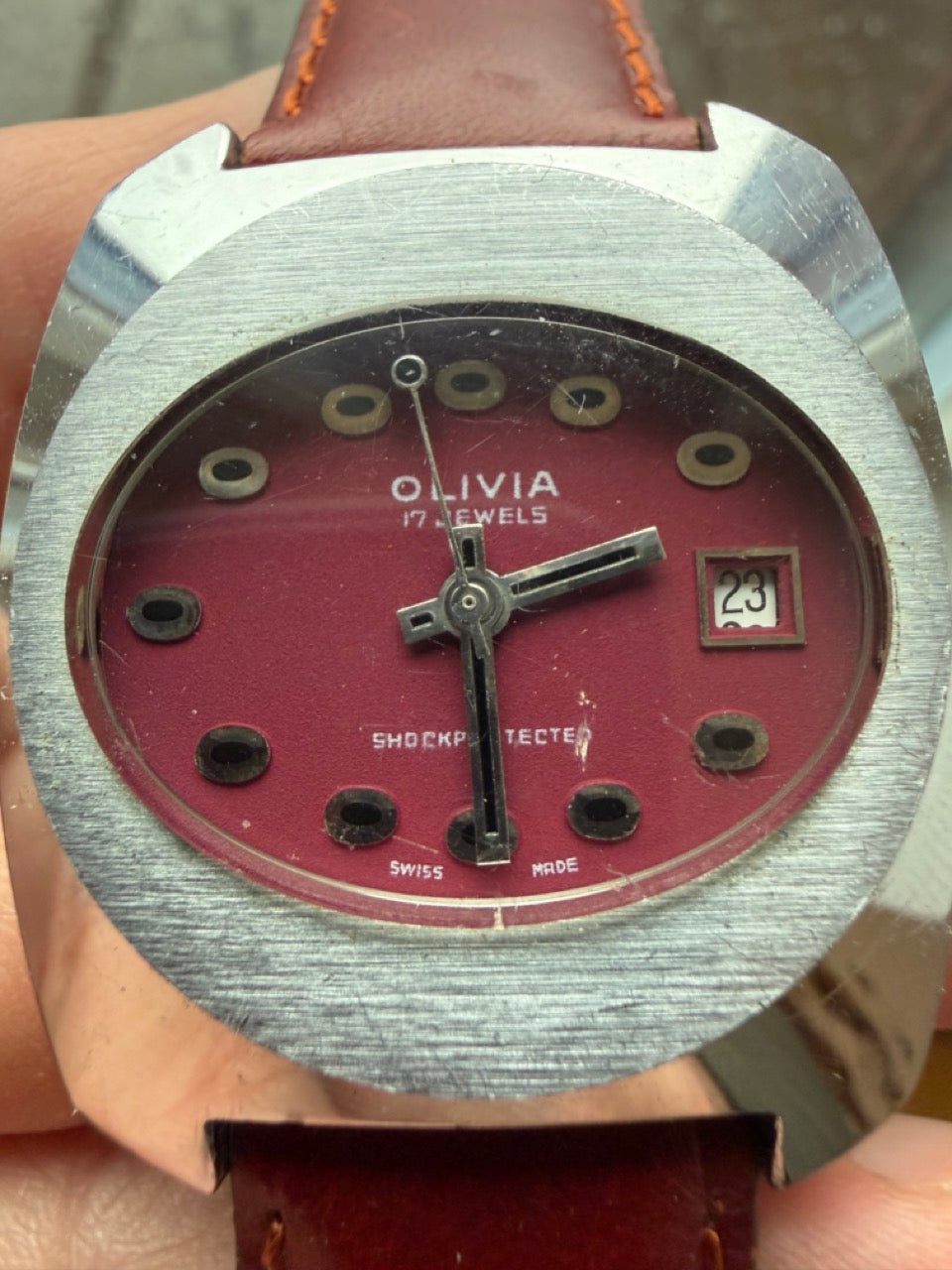 Montre Vintage OLIVIA Swiss Made 1970s