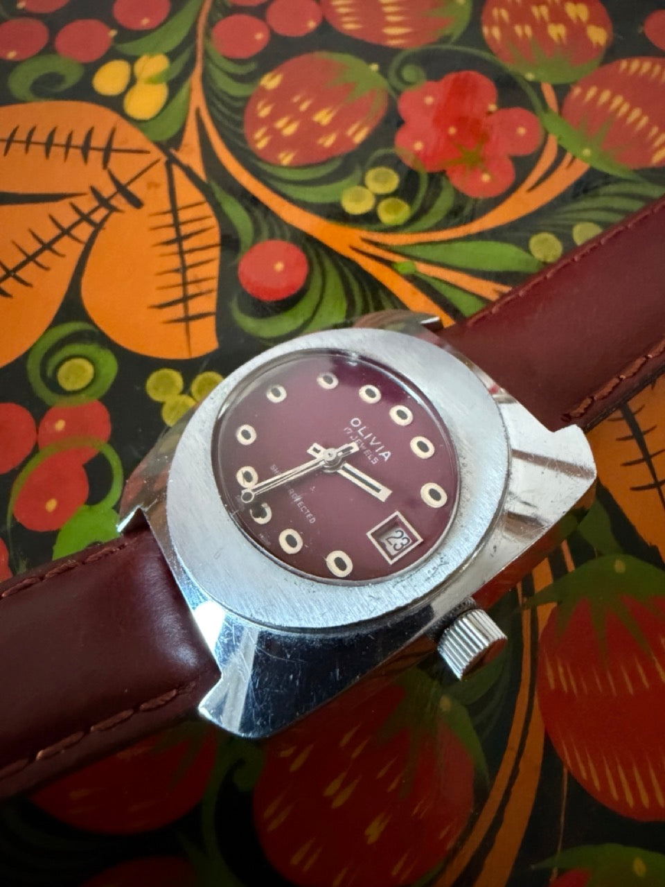 Montre Vintage OLIVIA Swiss Made 1970s