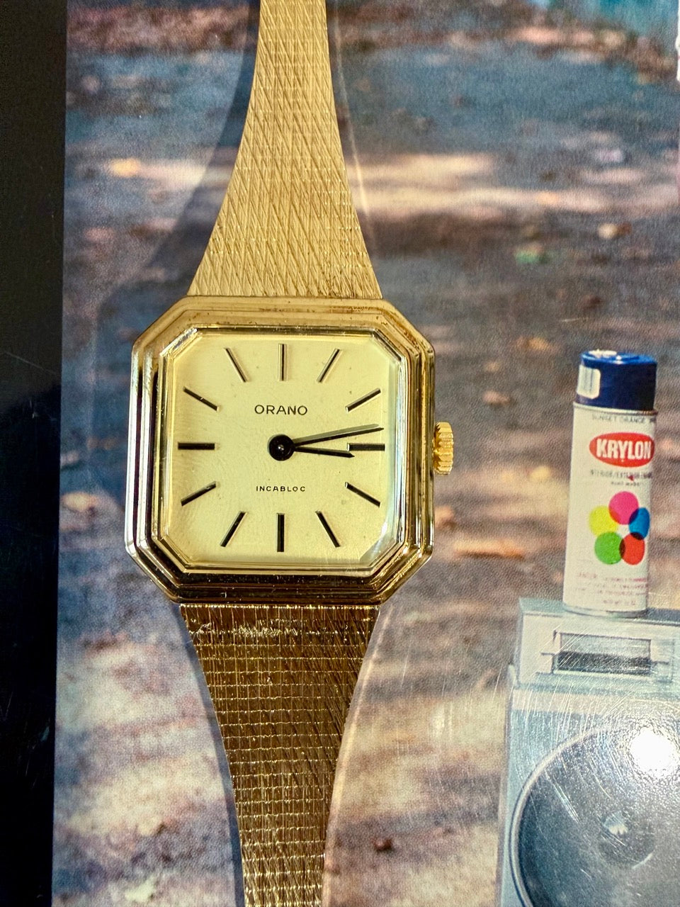 Montre Orano Automatique Suisse 1970s femme vintage