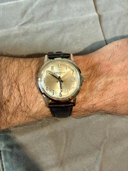 Montre Le Cheminant automatique 25 rubis Incabloc 60s