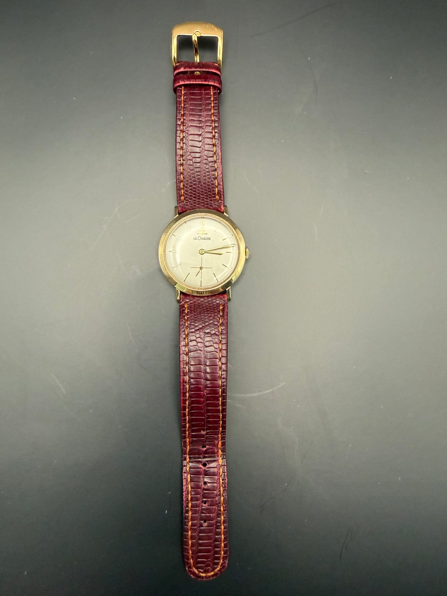 Montre Jaeger-Lecoultre vintage 10 carats filled 1950
