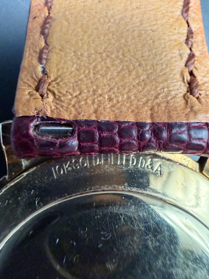 Montre Jaeger-Lecoultre vintage 10 carats filled 1950