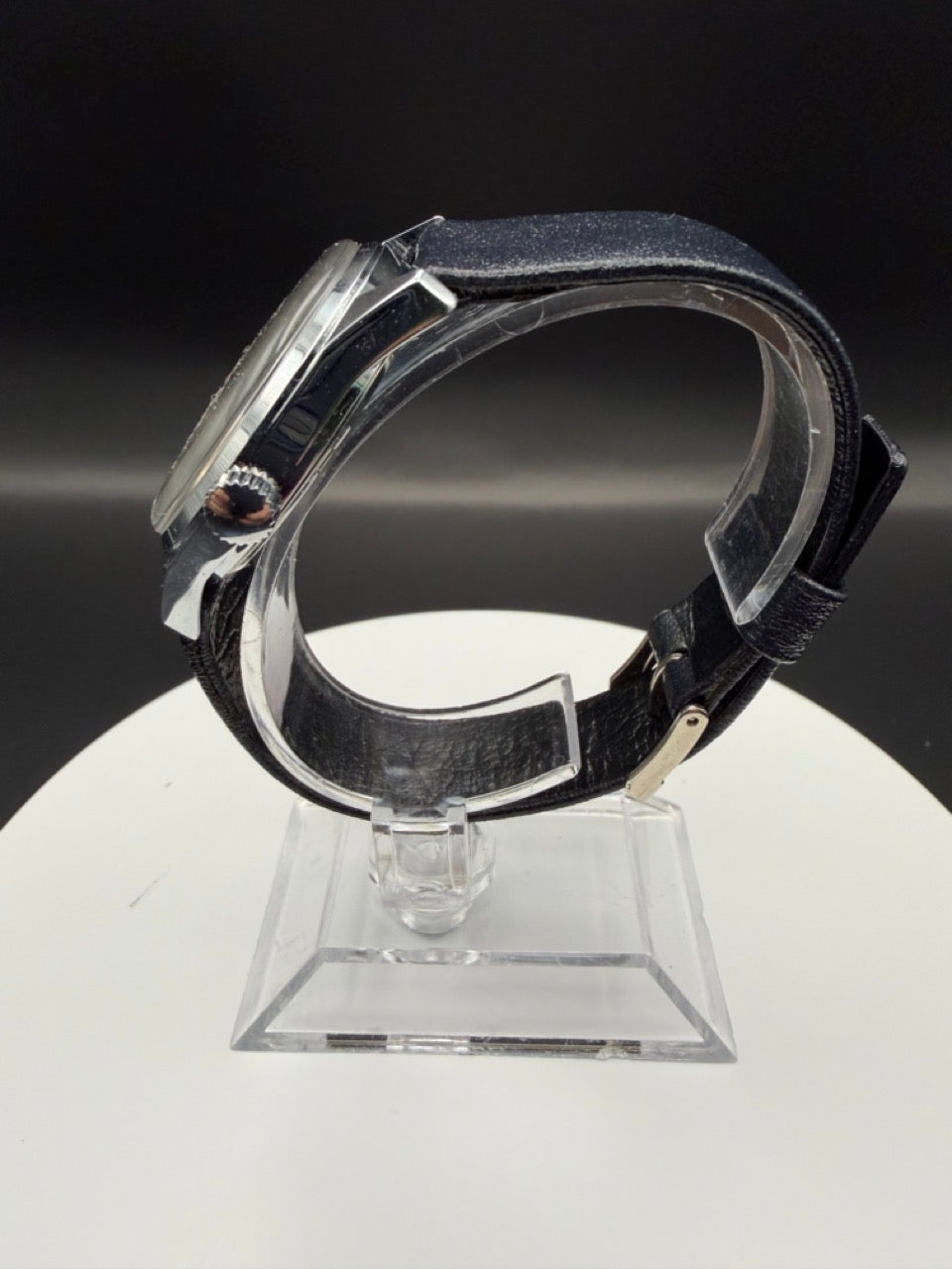 Montre Orano NOS Swiss Made chiffres arabes cadran argent FS Ferrovie dello Stato
