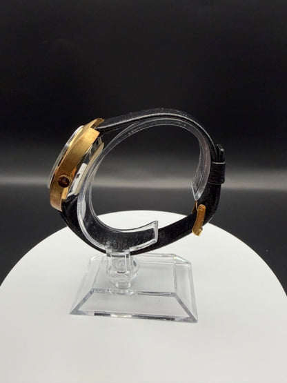 Montre Orano NOS Swiss Made Automatique day date rond 2 vintage plaqué or