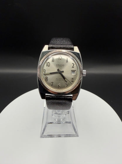 Montre Orano NOS Swiss Made Automatique day date vintage