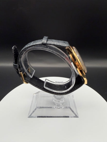 Montre Orano NOS Swiss Made Automatique day date plaqué or vintage