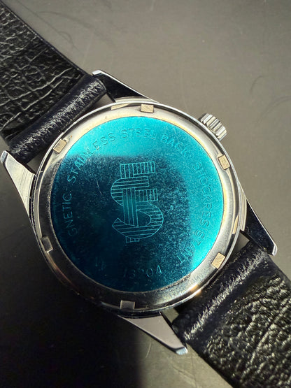 Montre Orano NOS Swiss Made chiffres arabes cadran argent FS Ferrovie dello Stato