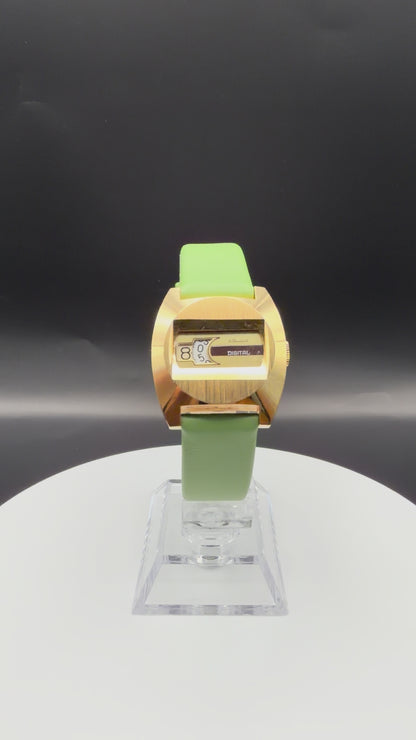 Montre Le Cheminant Digital Automatique Suisse vintage